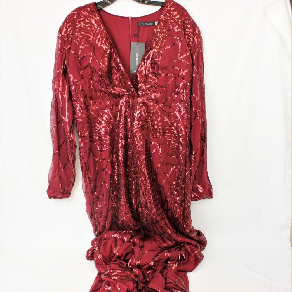 Griffniseti Raccolta Carta Dress Red - FCM10